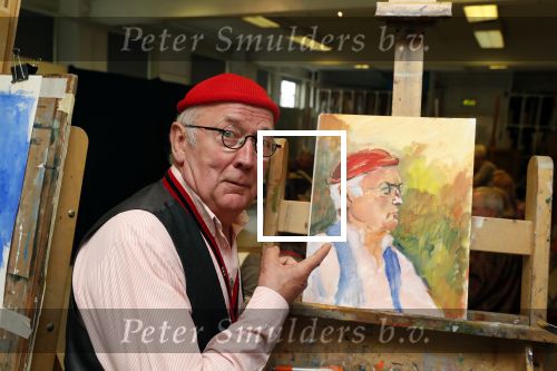 Amsterdam 7 oktober 2018
Harry Slinger bij de zondagsschilders.
