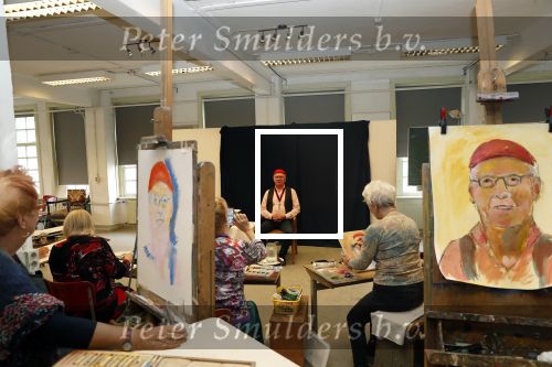 Amsterdam 7 oktober 2018
Harry Slinger bij de zondagsschilders.