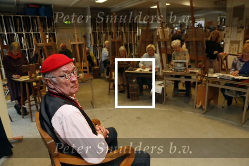 Amsterdam 7 oktober 2018
Harry Slinger bij de zondagsschilders.