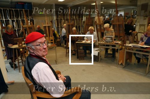 Amsterdam 7 oktober 2018
Harry Slinger bij de zondagsschilders.