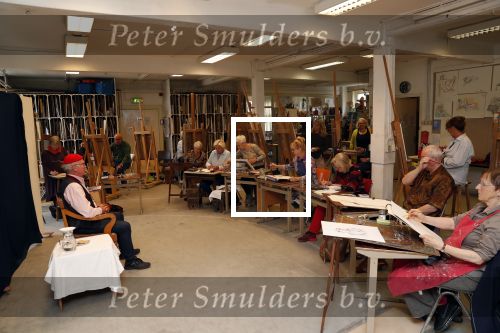 Amsterdam 7 oktober 2018
Harry Slinger bij de zondagsschilders.