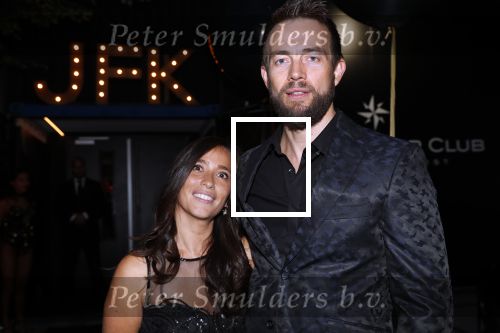 Amsterdam 8 oktober 2018
JFK Gala in de harbour Club. Wilfred Genee ontvangt uit handen van Prins Bernhard de prijs voor man van het jaar. Marieke Elsinga presenteert het gala. Henri Schut en partner