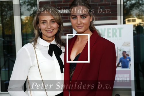 Amsterdam 4 oktober 2018
Gala ten bate van het Kluivert Dog rescue center op Curacao (patrick en Rosanna Kluivert) in het Pescana Hotel. Henriette en Estella Bergkamp en Nino Wilkes