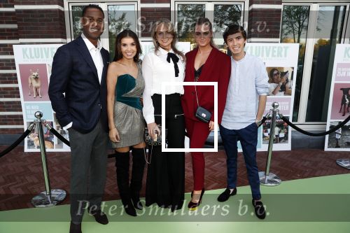 Amsterdam 4 oktober 2018
Gala ten bate van het Kluivert Dog rescue center op Curacao (patrick en Rosanna Kluivert) in het Pescana Hotel. Henriette en Estella Bergkamp en Nino Wilkes