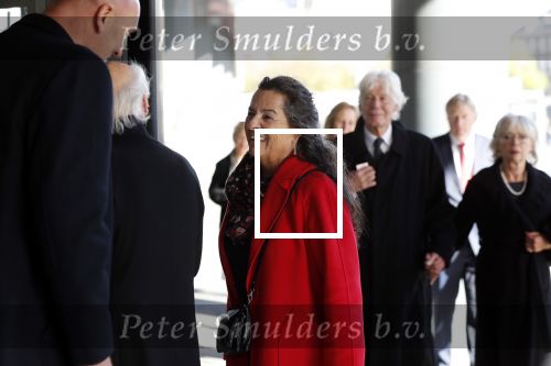 Amsterdam 27 oktober 2018
Herdenkingsdienst voor Wim Kok in het Concertgebouw van Amsterdam. Herman v Veen met partner