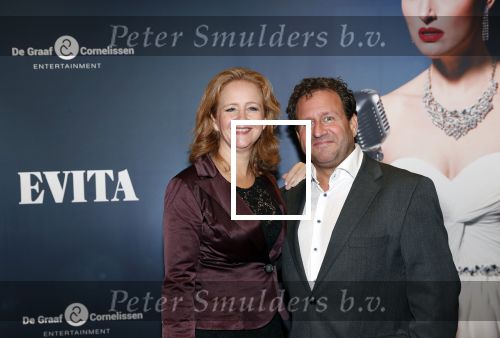 Amsterdam 22 augustus 2018
Premiere Evita in carre. Hilke Bierman en partner Thijs van Aken