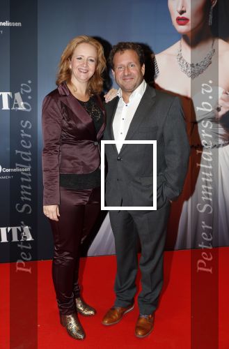 Amsterdam 22 augustus 2018
Premiere Evita in carre. Hilke Bierman en partner Thijs van Aken