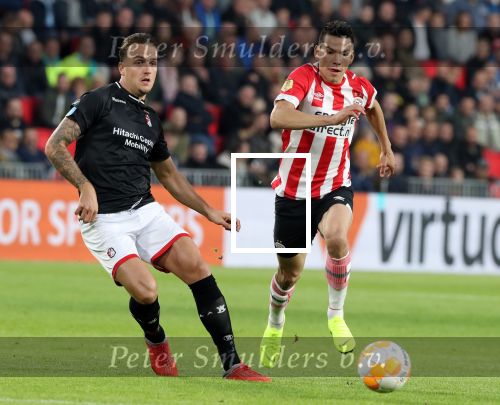 Eindhoven, 20 Oktober 2018 Kompetitiewedstrijd PSV-SC Emmen, eindstand 6-0 Seizoen 2018-2019
Hirving Lozano
