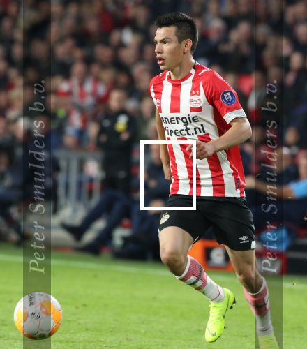 Eindhoven, 20 Oktober 2018 Kompetitiewedstrijd PSV-SC Emmen, eindstand 6-0 Seizoen 2018-2019
Hirving Lozano