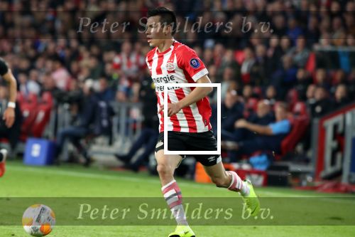 Eindhoven, 20 Oktober 2018 Kompetitiewedstrijd PSV-SC Emmen, eindstand 6-0 Seizoen 2018-2019
Hirving Lozano