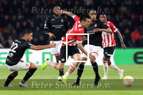 Eindhoven, 20 Oktober 2018 Kompetitiewedstrijd PSV-SC Emmen, eindstand 6-0 Seizoen 2018-2019
Hirving Lozano