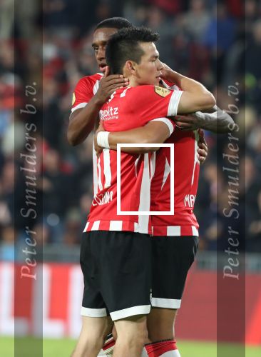 Eindhoven, 20 Oktober 2018 Kompetitiewedstrijd PSV-SC Emmen, eindstand 6-0 Seizoen 2018-2019
Hirving Lozano