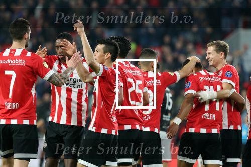 Eindhoven, 20 Oktober 2018 Kompetitiewedstrijd PSV-SC Emmen, eindstand 6-0 Seizoen 2018-2019
Hirving Lozano