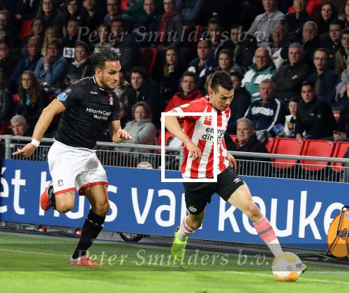 Eindhoven, 20 Oktober 2018 Kompetitiewedstrijd PSV-SC Emmen, eindstand 6-0 Seizoen 2018-2019
Hirving Lozano