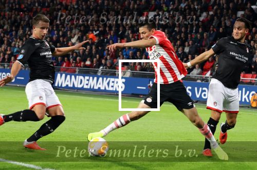 Eindhoven, 20 Oktober 2018 Kompetitiewedstrijd PSV-SC Emmen, eindstand 6-0 Seizoen 2018-2019
Hirving Lozano