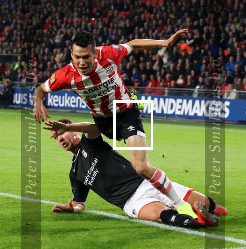 Eindhoven, 20 Oktober 2018 Kompetitiewedstrijd PSV-SC Emmen, eindstand 6-0 Seizoen 2018-2019
Hirving Lozano