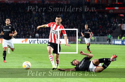 Eindhoven, 20 Oktober 2018 Kompetitiewedstrijd PSV-SC Emmen, eindstand 6-0 Seizoen 2018-2019
Hirving Lozano
