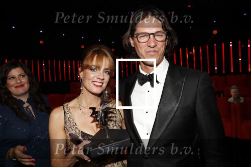 Amsterdam 11 oktober 2018
Uitreiking televizierring in AFAS LIVE.
Beau v Erven Dorens in de grote winnaar. ilse Warringa met man