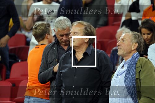 Amsterdam 13 oktober 2018
Ivo Niehe gapend op de tribune tijdens Nederland - Duitsland in de Johan Cruijff arena.