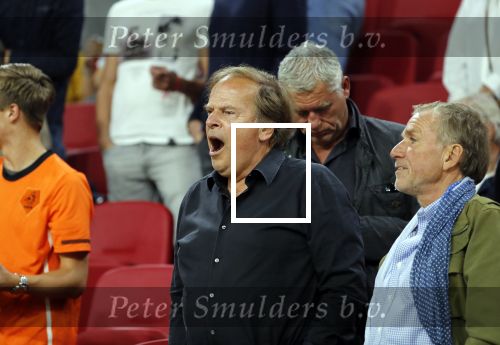 Amsterdam 13 oktober 2018
Ivo Niehe gapend op de tribune tijdens Nederland - Duitsland in de Johan Cruijff arena.