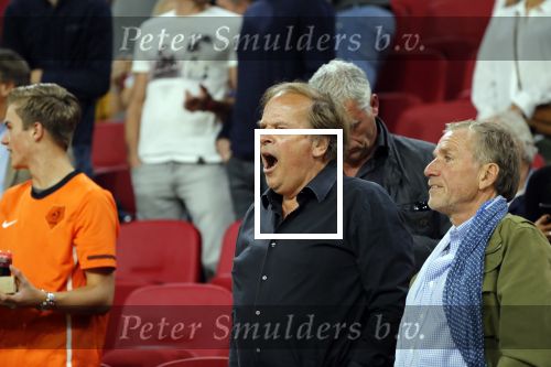 Amsterdam 13 oktober 2018
Ivo Niehe gapend op de tribune tijdens Nederland - Duitsland in de Johan Cruijff arena.
