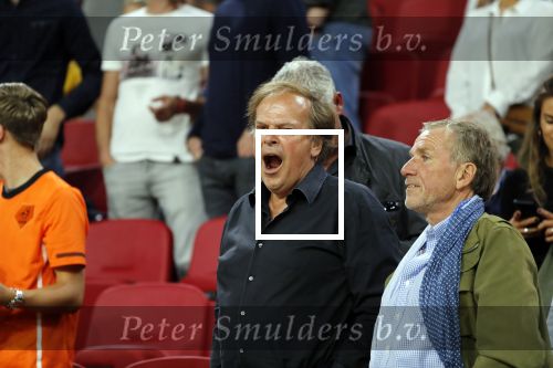 Amsterdam 13 oktober 2018
Ivo Niehe gapend op de tribune tijdens Nederland - Duitsland in de Johan Cruijff arena.