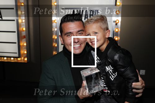 Utrecht 1 oktober 2018
Uitreiking buma prijzen in vredenburg/tivoli. Jan Smit had zijn zoon Senn meegenomen.