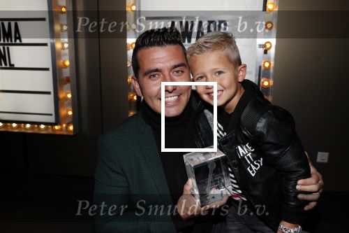 Utrecht 1 oktober 2018
Uitreiking buma prijzen in vredenburg/tivoli. Jan Smit had zijn zoon Senn meegenomen.