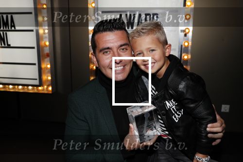 Utrecht 1 oktober 2018
Uitreiking buma prijzen in vredenburg/tivoli. Jan Smit had zijn zoon Senn meegenomen.