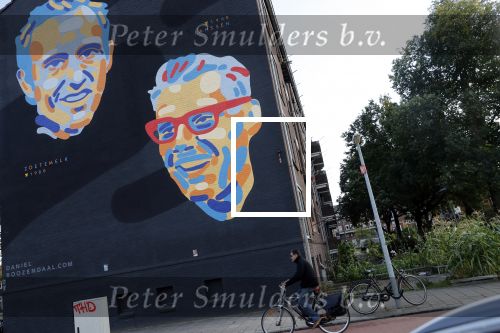 Utrecht 1 oktober 2018
Muurschilderingen Joop Zoetemelk en Jan janssen