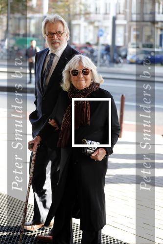 Amsterdam 27 oktober 2018
Herdenkingsdienst voor Wim Kok in het Concertgebouw van Amsterdam. Jeroen Krabbe en partner Herma