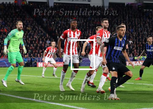 Eindhoven, 3 Oktober 2018 2e wedstrijd CL Seizoen 2018-2019PSV-Internazionale Milan, eindstand 1-2Jeroen Zoet
