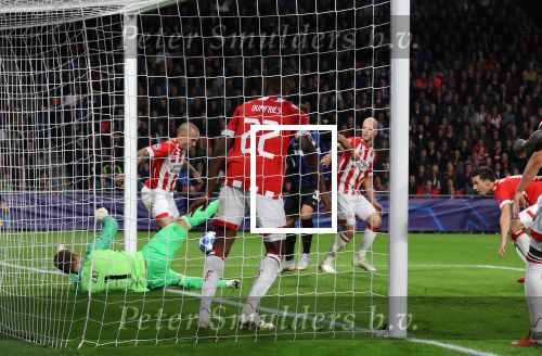 Eindhoven, 3 Oktober 2018 2e wedstrijd CL Seizoen 2018-2019PSV-Internazionale Milan, eindstand 1-2Jeroen Zoet