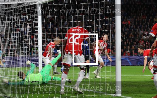 Eindhoven, 3 Oktober 2018 2e wedstrijd CL Seizoen 2018-2019PSV-Internazionale Milan, eindstand 1-2Jeroen Zoet