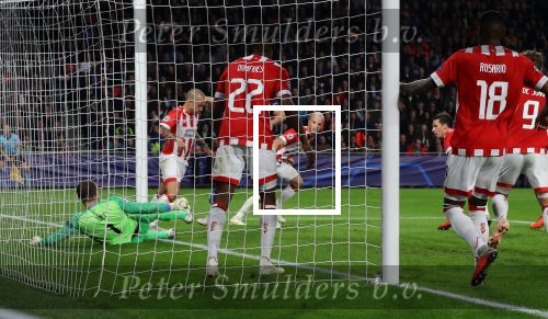 Eindhoven, 3 Oktober 2018 2e wedstrijd CL Seizoen 2018-2019PSV-Internazionale Milan, eindstand 1-2Jeroen Zoet