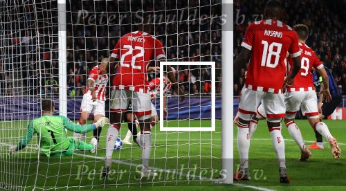 Eindhoven, 3 Oktober 2018 2e wedstrijd CL Seizoen 2018-2019PSV-Internazionale Milan, eindstand 1-2Jeroen Zoet