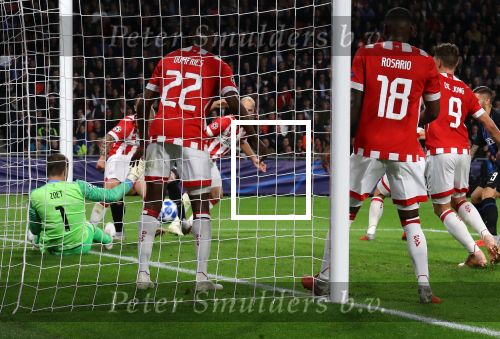 Eindhoven, 3 Oktober 2018 2e wedstrijd CL Seizoen 2018-2019PSV-Internazionale Milan, eindstand 1-2Jeroen Zoet