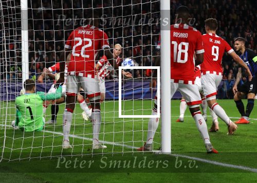 Eindhoven, 3 Oktober 2018 2e wedstrijd CL Seizoen 2018-2019PSV-Internazionale Milan, eindstand 1-2Jeroen Zoet
