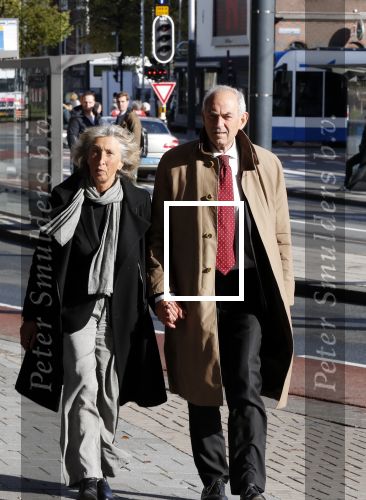 Amsterdam 27 oktober 2018
Herdenkingsdienst voor Wim Kok in het Concertgebouw van Amsterdam. Job Cohen met zijn vrouw