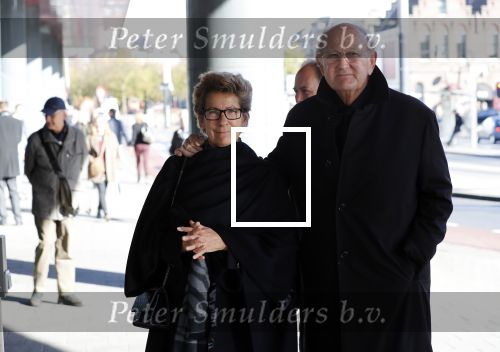 Amsterdam 27 oktober 2018
Herdenkingsdienst voor Wim Kok in het Concertgebouw van Amsterdam. Joop en Janine v d Ende