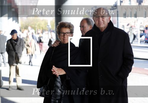 Amsterdam 27 oktober 2018
Herdenkingsdienst voor Wim Kok in het Concertgebouw van Amsterdam. Joop en Janine v d Ende