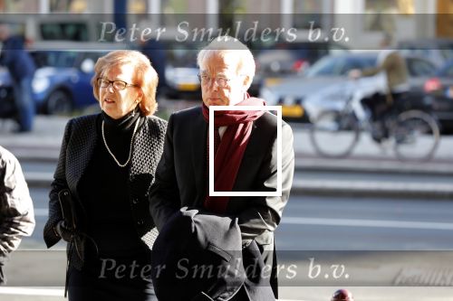 Amsterdam 27 oktober 2018
Herdenkingsdienst voor Wim Kok in het Concertgebouw van Amsterdam. Jozias v aartsen met vrouw