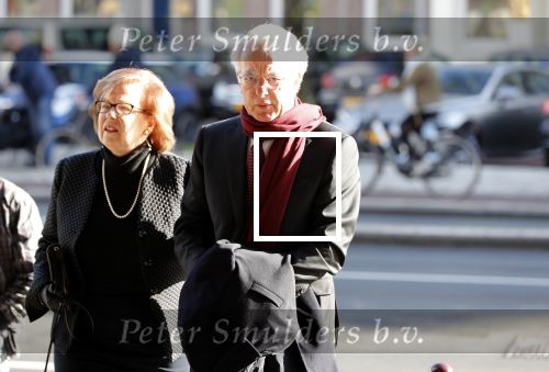 Amsterdam 27 oktober 2018
Herdenkingsdienst voor Wim Kok in het Concertgebouw van Amsterdam. Jozias v aartsen met vrouw