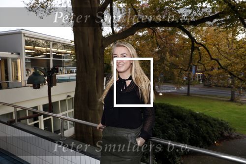 Hilversum 6 november 2018
Dries Roelvink interviewt voor Story Quincy Wilson Luc v Essen en Julia v Helvoirt uit het sbs6 programma house of Talent