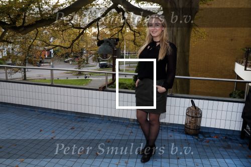 Hilversum 6 november 2018
Dries Roelvink interviewt voor Story Quincy Wilson Luc v Essen en Julia v Helvoirt uit het sbs6 programma house of Talent