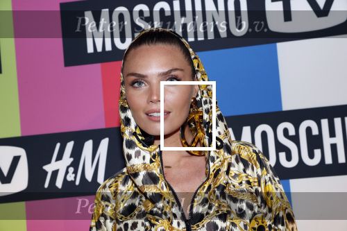 Amsterdam 5 november 2018
Presentatie samenwerking H&M en Moschino in escape. Kim  Feenstra kwam met een kennis