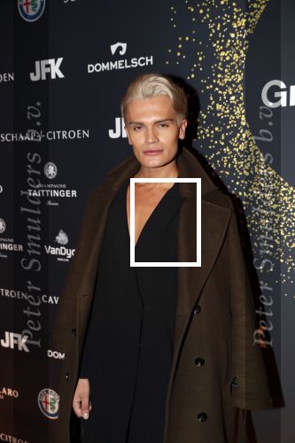 Amsterdam 8 oktober 2018
JFK Gala in de harbour Club. Wilfred Genee ontvangt uit handen van Prins Bernhard de prijs voor man van het jaar. Marieke Elsinga presenteert het gala. Koen Kardashian