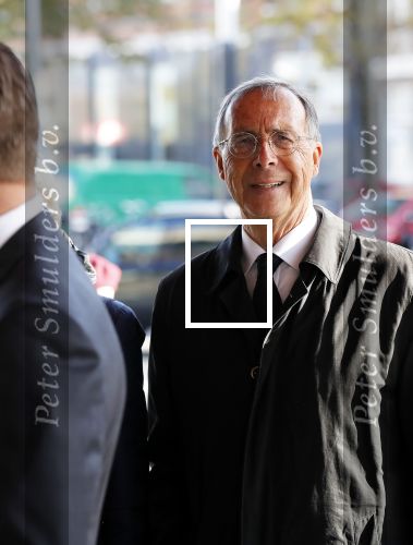 Amsterdam 27 oktober 2018
Herdenkingsdienst voor Wim Kok in het Concertgebouw van Amsterdam. Laurens - Jan Brinkhorst en partner Jantien Heringa