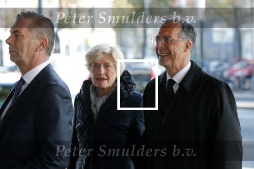 Amsterdam 27 oktober 2018
Herdenkingsdienst voor Wim Kok in het Concertgebouw van Amsterdam. Laurens - Jan Brinkhorst en partner Jantien Heringa