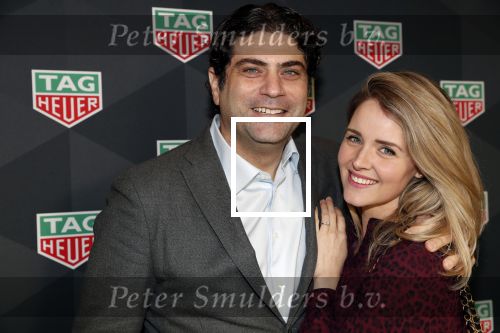 Amsterdam 13 november 2018
Presentatie TAG Heuer horloge van Max Verstappen in Hotel Arena. Robert Doornbos en Rob Kamphues doen de presentatie. Ralph Manheim met zijn vriendin Liza Sips en Mark Teurlings